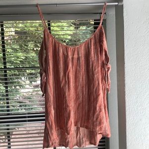 Over the shoulder spring blouse